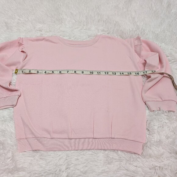 Lilli Marelle Girls Sweatshirt Casual Crew Neck fleece lined long sleeve NWOT - Picture 4 of 8